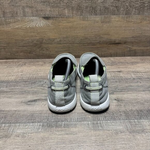 Crocs Walu Beige Textile Casual Loafer Men's Size 10 - Picture 3 of 7